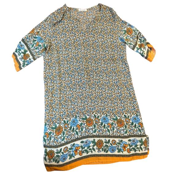 HALIFE Bohemian Ethnic Summer Beach Dress Boho Cover Up Short Floral Flowy XL - Picture 12 of 12